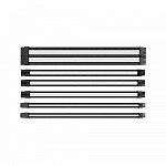 Cabo Mod Sleeved Preto e Branco 30cm Thermaltake AC-048-CN1NANA1