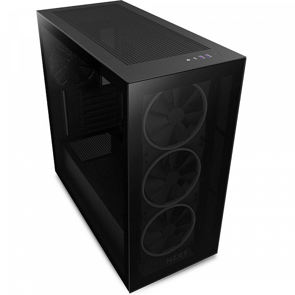 Gabinete NZXT H7 Elite, Mid Tower, ATX, Lateral e Frontal em Vidro Temperado, 3x Fan RGB, Preto - CM-H71EB-01