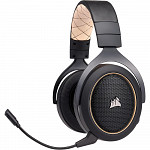 Headset Gamer Corsair HS70 Wireless Carbono, 7.1 Surround, Gold - CA-9011178-NA