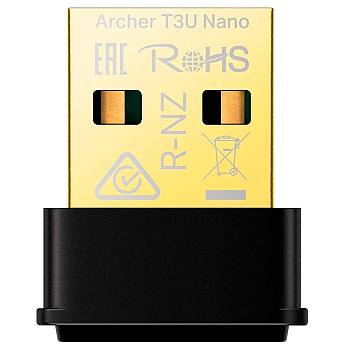 Adaptador Wireless TP-Link Archer T3U Nano Wireless MU-MIMO AC1300 - TPN0318
