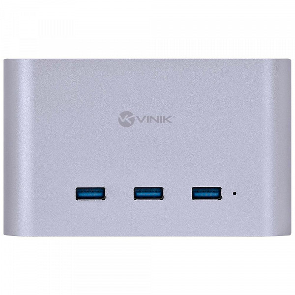 Dock Station Vinik, 1 Baia, 2.5´/3.5´, USB 3.0, Prata - DS-A30HB