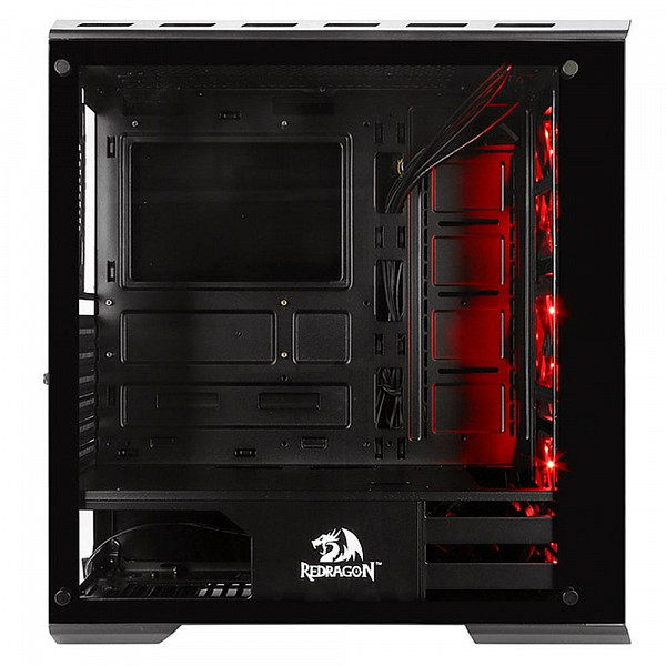 Gabinete Gamer Redragon Grimlock, Mid Tower, RGB, Laterais em Vidro - GC602