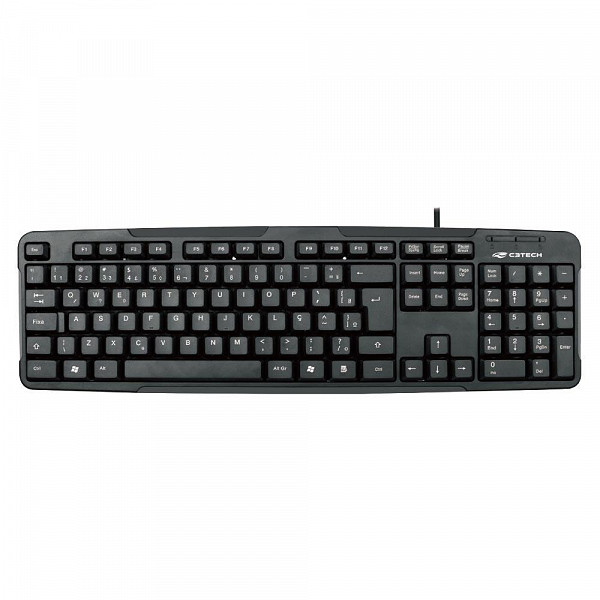 Teclado C3 Tech ABNT2 - KB-12BK