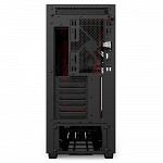 Gabinete Gamer NZXT H710, Mid Tower, com FAN, Lateral em Vidro, Preto/Vermelho - CA-H710B-BR