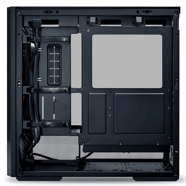 Gabinete Gamer Lian Li Lancool 207 RW, RGB, Mid Tower, Vidro Temperado, ATX, Sem Fonte, Com 2 Fans, Preto, LAN207RX BLACK