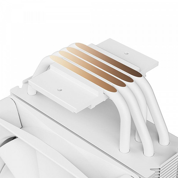 Cooler para Processador NZXT T120, 120mm, Intel e AMD, Branco - RC-TN120-W1