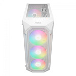 Gabinete Gamer Gamdias Aura GC1 Elite, Vidro Temperado, ATX, Mid Tower, RGB, Com 4 Fans, Sem Fonte, White