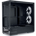 Gabinete Gamer Lian Li Lancool 207 RW, RGB, Mid Tower, Vidro Temperado, ATX, Sem Fonte, Com 2 Fans, Preto, LAN207RX BLACK