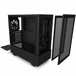 Gabinete Gamer NZXT H510 Flow, MID Tower, com FAN, Lateral em Vidro Temperado, Preto - CA-H52FB-01