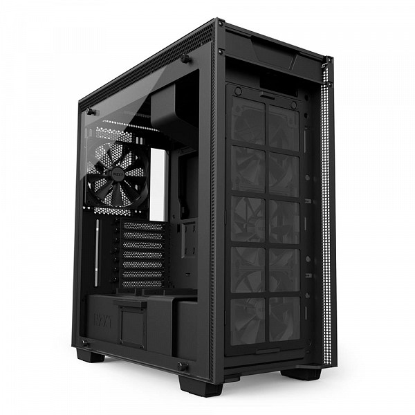 Gabinete NZXT H700, com FAN, Lateral em Vidro, Preto - CA-H700B-B1