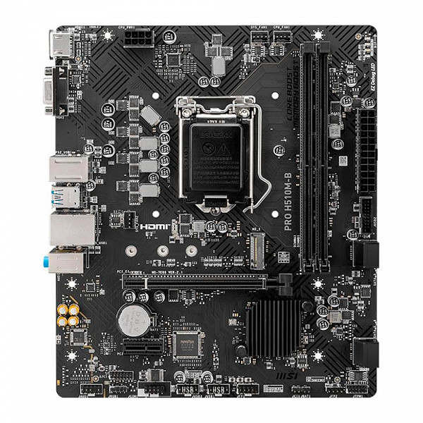Placa Mãe MSI H510M-B PRO, Intel LGA 1200, MATX,  DDR4 3200MHZ - 911-7E05-004