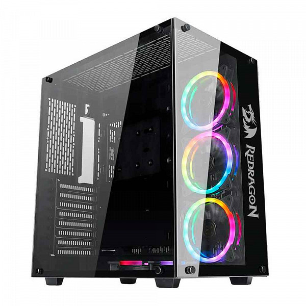 Gabinete Gamer Redragon Wideload Preto GC-802-1