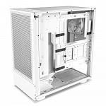 Gabinete NZXT H5 Flow Compact, Mid Tower, RGB, ATX, Lateral e Frontal em Vidro Temperado, 2x Cooler Fan, Branco - CC-H51FW-01