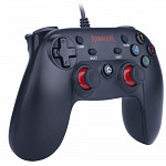 Controle Redragon Saturn PC/PS3 Preto Fosco/Vermelho - G807