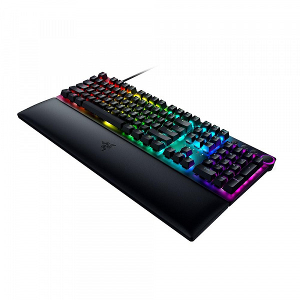 Teclado Óptico Mecânico Gamer Razer Huntsman V2, Chroma RGB, Switch Razer Purple, US - RZ03-03930400-R3U1