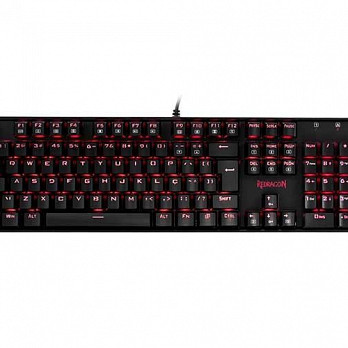 Teclado Gamer Redragon Mecânico Mitra com Anti-Ghost K551 ABNT2 Switch Outemu Vermelho