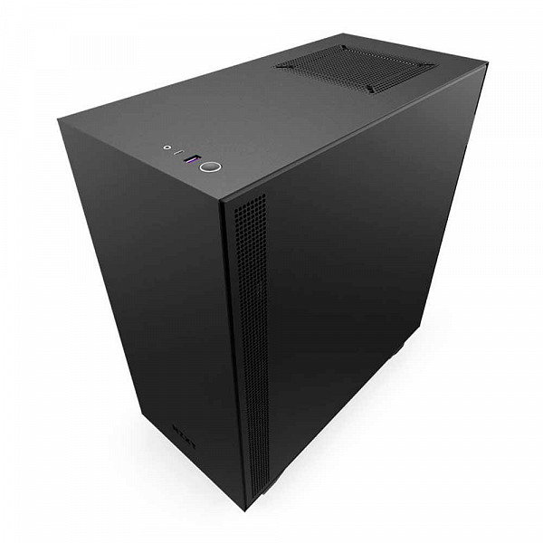 Gabinete Gamer NZXT H510, Mid Tower, Com 2 Fans, Vidro Temperado, Red, S-Fonte, CA-H510B-BR