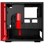 Gabinete NZXT H200, ITX, Vermelho - CA-H200B-BR