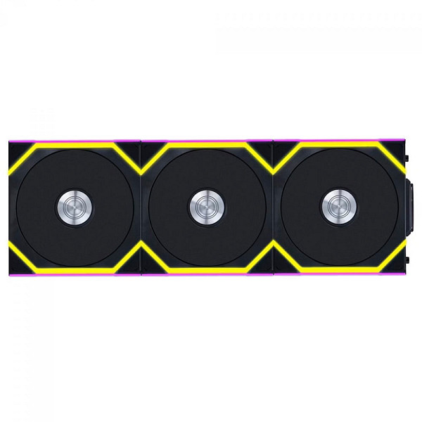 Kit Fan Com 3 Unidades Lian Li Uni Fan SL Wireless, ARGB, 120mm, Black, 12SL1W3B