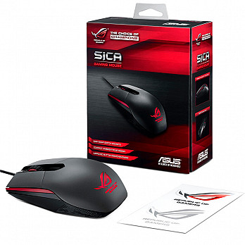Mouse Gamer Asus Óptico ROG Sica 5000DPI, P301-1A