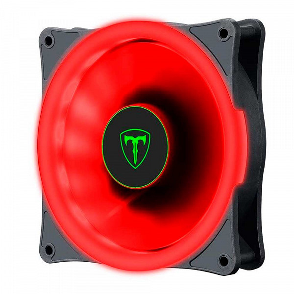 Cooler Para Gabinete T-Dagger 120mm Led Vermelho, T-TGF200-R