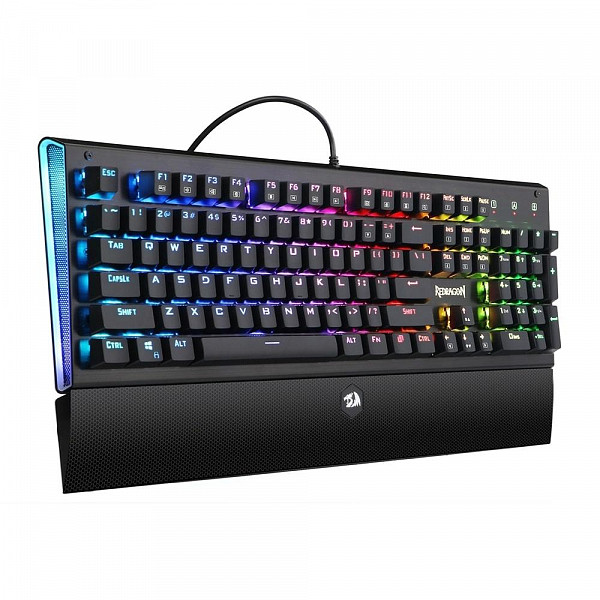 Teclado Mecânico Gamer Redragon Dark Aryaman, RGB, Switch Outemu Blue, ABNT2 - K569 RGB