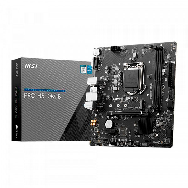 Placa Mãe MSI H510M-B PRO, Intel LGA 1200, MATX,  DDR4 3200MHZ - 911-7E05-004