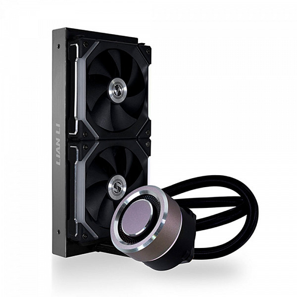 Water Cooler Lian Li Galahad AIO, UNI FAN SL120, RGB 240mm, Intel-AMD, Black, Compatível Com LGA 1700, GA-240SLB