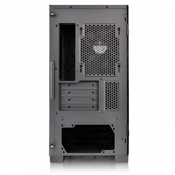 Gabinete Gamer ThermalTake S100, Mini Tower, Vidro Temperado, Black, ATX, Sem Fonte, Com 1 Fan, CA-1Q9-00S1WN-00