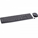Teclado e Mouse Logitech MK235 Sem Fio Resistente à Água Preto ABNT2