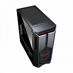 Gabinete Gamer Redragon Grindor, Mid Tower, 2x Fans 120mm RGB, Lateral em Vidro Temperado, Preto - GC-616