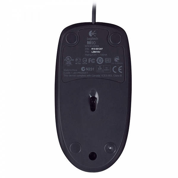 Mouse Logitech M90 Preto 1000DPI