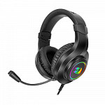Headset Gamer Redragon Hylas, 3.5mm + USB, Múltiplas Plataformas, RGB, Black, H260RGB