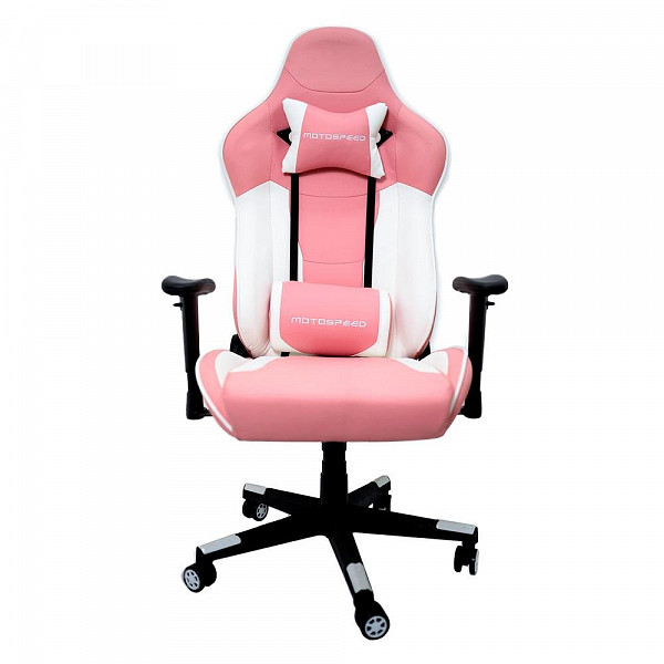 Cadeira Gamer Motospeed G1, Até 180Kg, Almofadas Ajustáveis, Rosa - FMSCA0088RSA