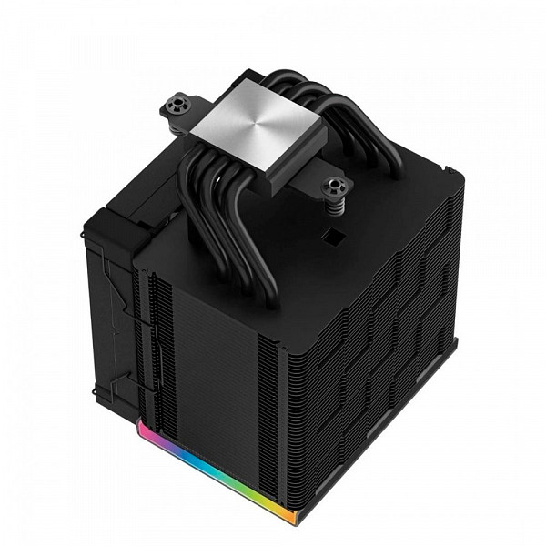 Cooler para Processador DeepCool AK500 DIGITAL, ARGB, 120mm, Intel-AMD, Black, R-AK500-BKADMN-G
