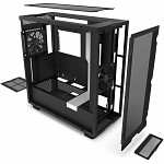 Gabinete NZXT H7 Flow, Mid Tower, ATX, Lateral em Vidro Temperado, 2x Fans, Preto e Branco - CM-H71FG-01