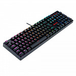 Teclado Gamer Redragon Surara PRO, RGB, Preto, Switch Óptico Marrom