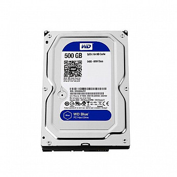 HD WD SATA 3,5´ Blue PC 500GB 7200RPM 32MB Cache SATA 6.0Gb-s - WD5000AZLX