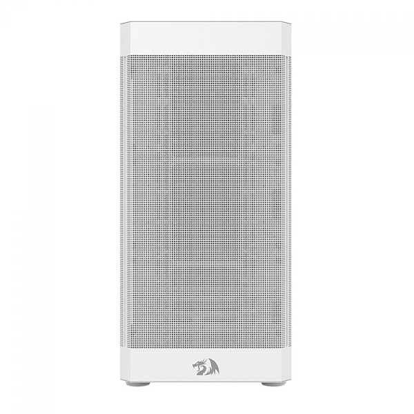 Gabinete Gamer Redragon Aeroglass Lunar, Mid Tower, Vidro Temperado, E-ATX, White, Sem Fonte, Sem Fan, CA-602W