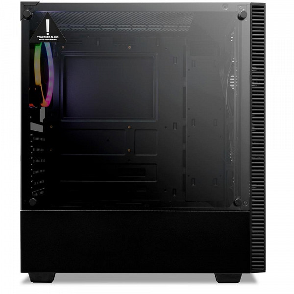 Gabinete Gamer T-dagger Cube Preto T-TGC305B Vidro Temperado.
