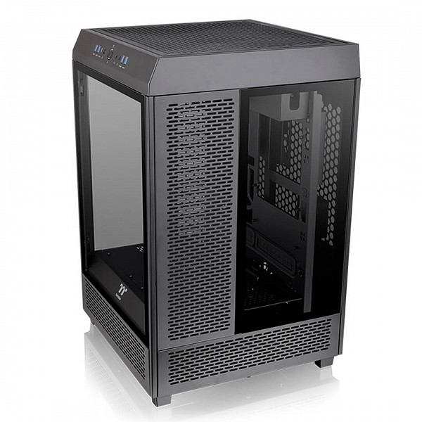 Gabinete Thermaltake The Tower 500 com Janela Lateral em Vidro Temperado 120MM  CA-1X1-00M1W