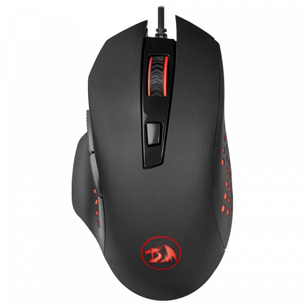 Mouse Gamer Redragon Gainer, LED, 6 Botões, 3200DPI - M610