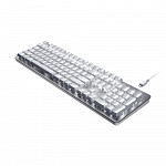 Teclado Sem Fio Mecânico Gamer Razer Pro Type, Bluetooth, LED Branco, Razer Switch Orange, US, Mercury White - RZ03-03070200-R3U1