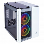 Gabinete Gamer Corsair Crystal Series 280X, mATX, RGB, Lateral e Frontal em Vidro, Branco - CC-9011137-WW
