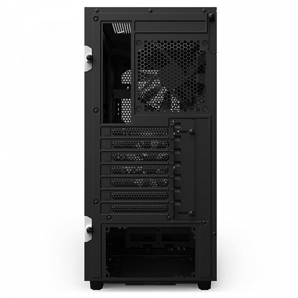 Gabinete Gamer NZXT H510 Flow, MId Tower, RGB, com FAN, Lateral em Vidro Temperado, Branco - CA-H52FW-01
