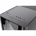 Gabinete Gamer Thermaltake V150 TG, Mini Tower, Vidro Temperado, Sem Fonte, Com 1 Fan, Black, CA-1R1-00S1WN-00