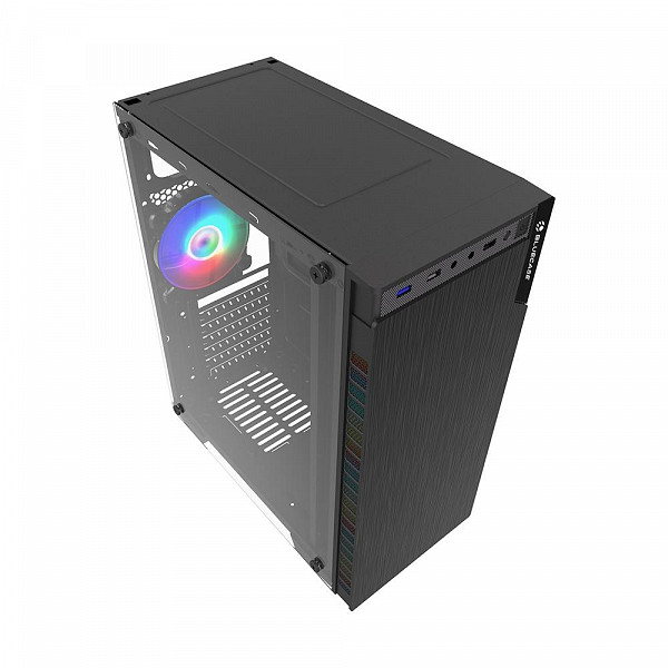 Gabinete Gamer Bluecase, Mid Tower, Lateral em Vidro - BG030GCASE
