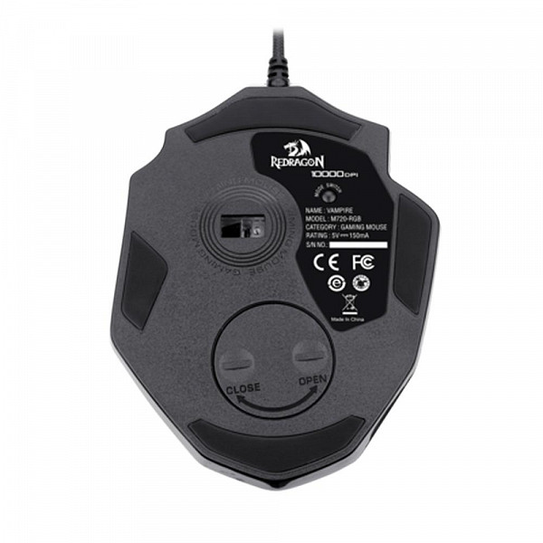 Mouse Gamer Redragon Vampire M720, RGB, 8 Botões, 10000DPI - M720-RGB
