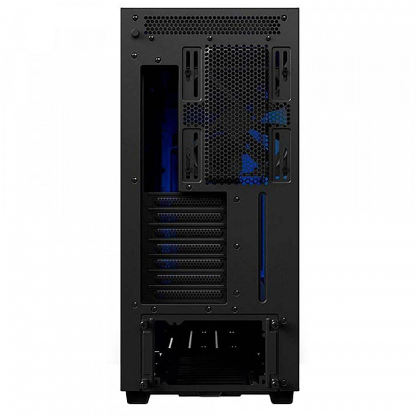 Gabinete NZXT H700, com FAN, Lateral em Vidro, Preto/Azul - CA-H700B-BL
