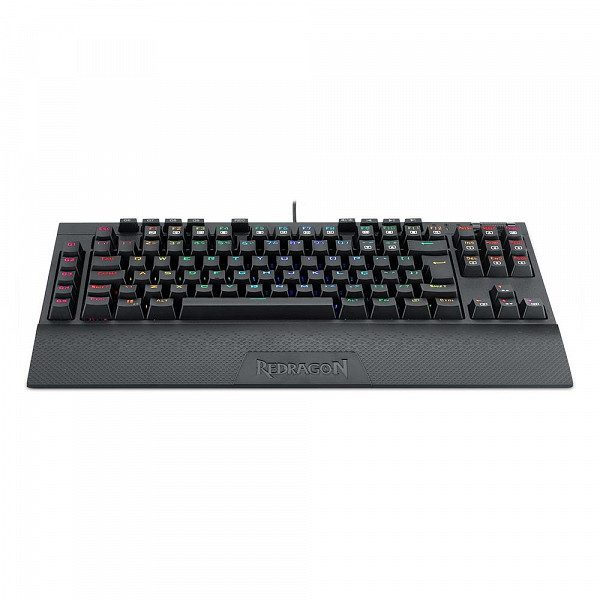 Teclado Óptico Gamer Redragon Broadsword Pro, RGB, USB, Switch Brown, Anti-Ghosting, ABTN2 - K588RGB-PRO
